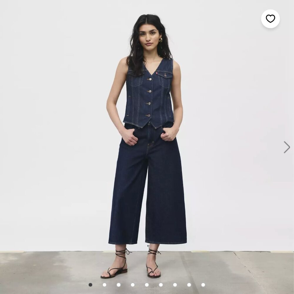 Levi's - XL Culotte Women's Jeans in Dark Blue